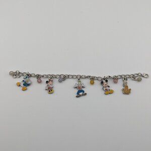 Mickey Mouse Disney 5 Charms Bracelet 7,5''